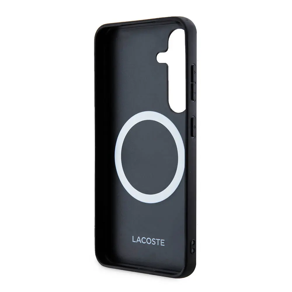 Galaxy S24 MagSafe Uyumlu PU Deri Görünümlü Kılıf - Lacoste Monogram