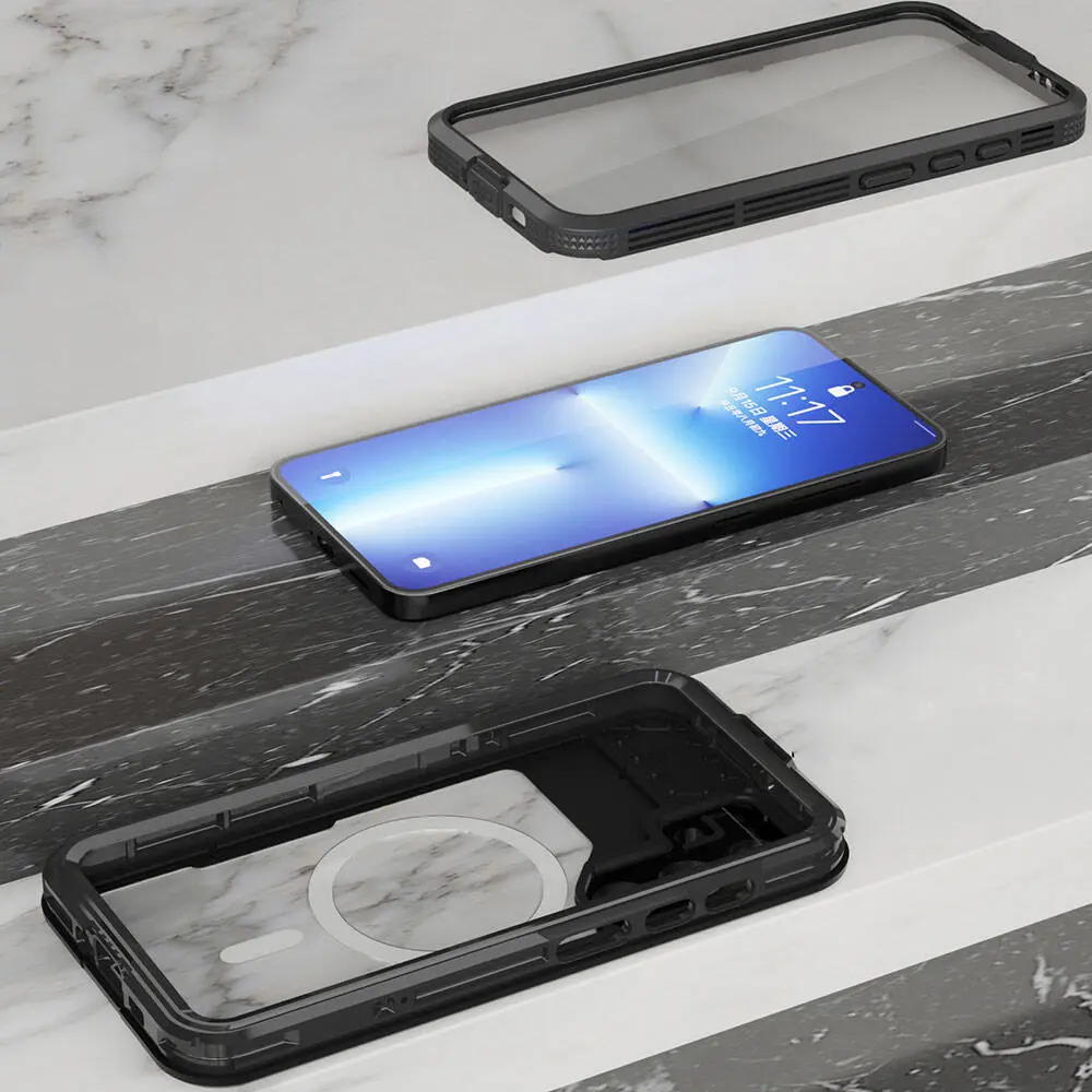 Galaxy S24 Plus MagSafe Uyumlu Su Geçirmez Kılıf - Zore