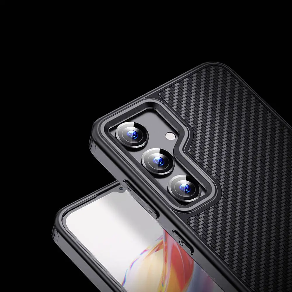 Galaxy S24 Plus MagSafe Uyumlu Aramid Karbon Fiber Kılıf - Wlons Radison