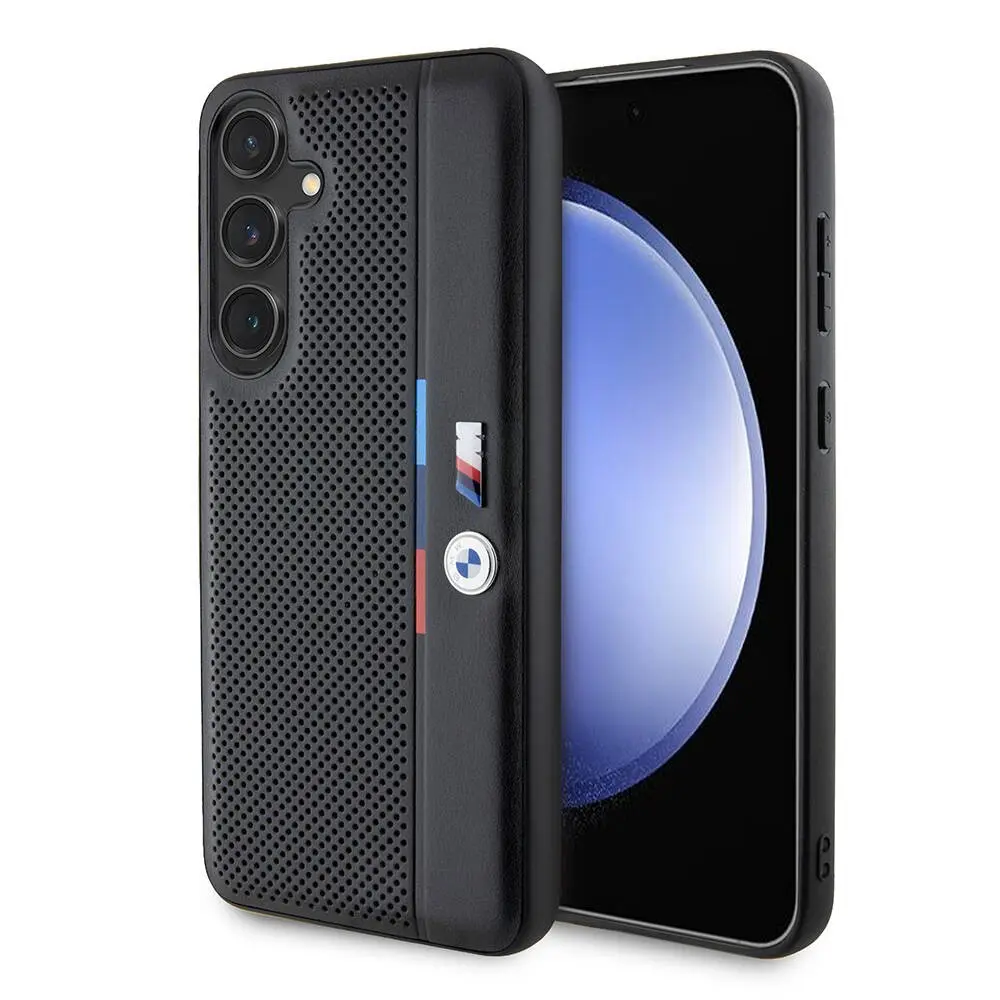 Galaxy S24 Plus Kılıf, BMW Lisanslı M Logolu Detail Line - Siyah