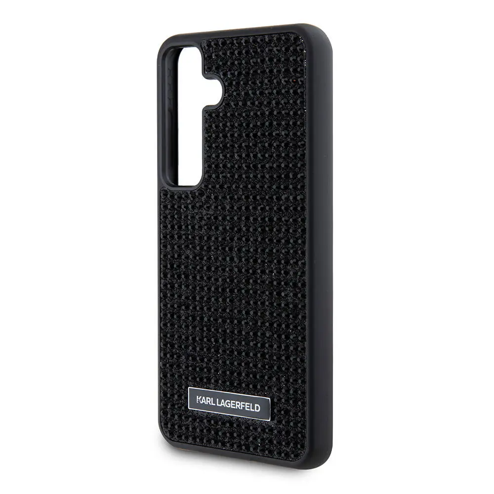 Galaxy S24 Plus Kılıf, Taşlı Metal Logo - Karl Lagerfeld Lisanslı