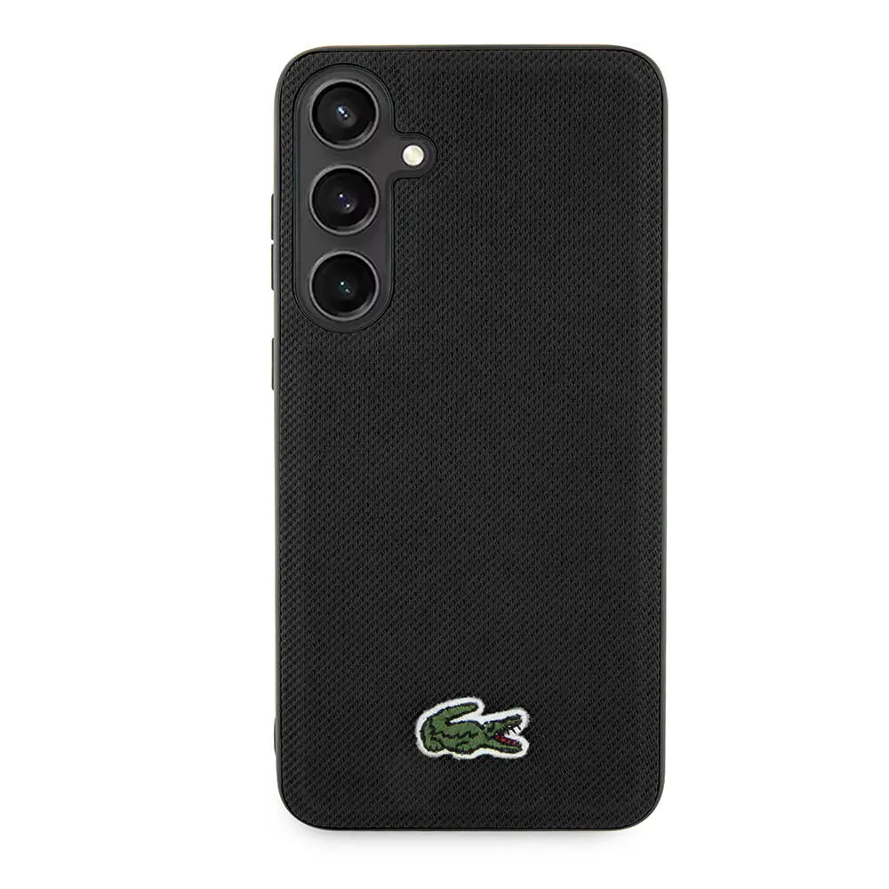 Galaxy S24 Plus Lacoste Lisanslı PU Pike Desenli Kılıf - Timsah Logolu