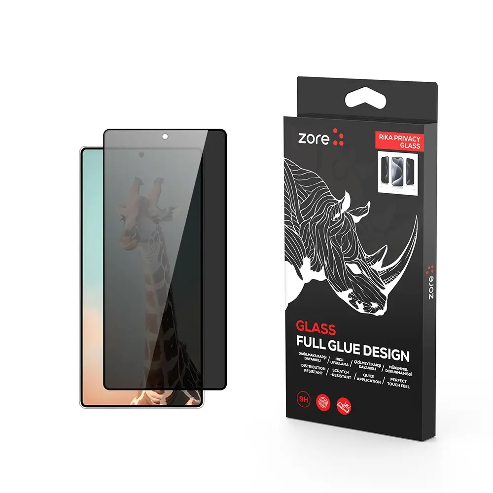 Galaxy S25 Ultra Gizlilik Filtreli Temperli Cam Ekran Koruyucu - Zore Rika