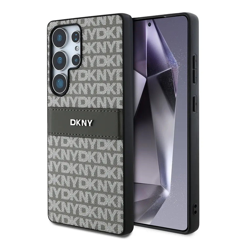 Galaxy S25 Ultra Kartlıklı 3D Desenli Kılıf - DKNY Lisanslı