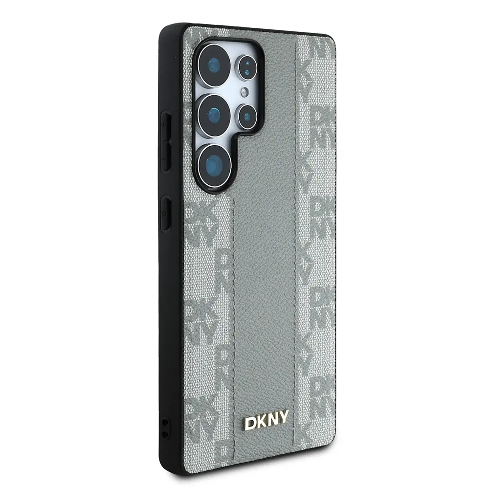 Galaxy S25 Ultra MagSafe Uyumlu 3D Checkered Desenli Kılıf - DKNY