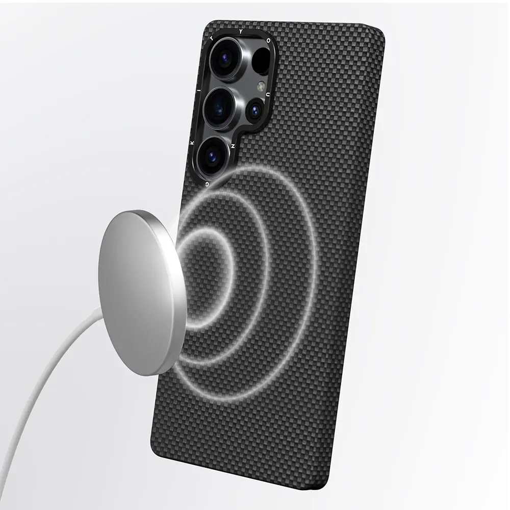 Galaxy S25 Ultra MagSafe Uyumlu Aramid Fiber Kılıf - Youngkit Extreme Wing