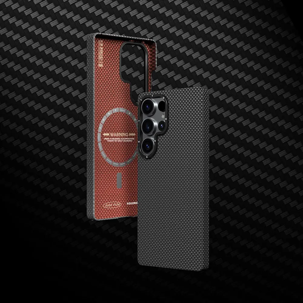 Galaxy S25 Ultra MagSafe Uyumlu Aramid Fiber Kılıf - Youngkit Extreme Wing