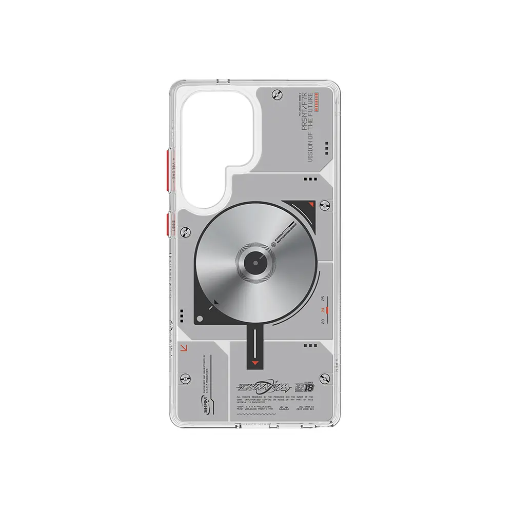 Galaxy S25 Ultra MagSafe Uyumlu Disk Desenli Kılıf - Skinarma Nova