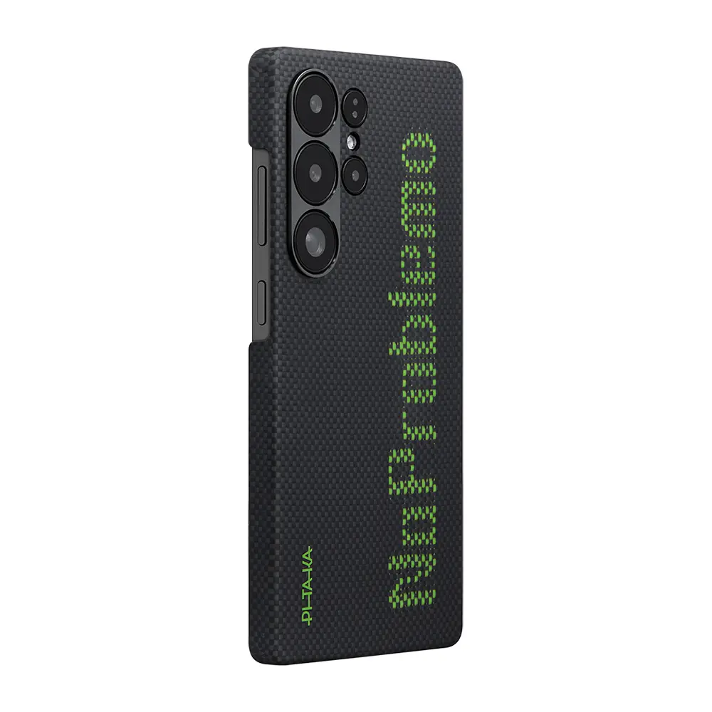 Galaxy S25 Ultra MagSafe Uyumlu Aramid Fiber Kılıf - Pitaka Tactile Woven Aries