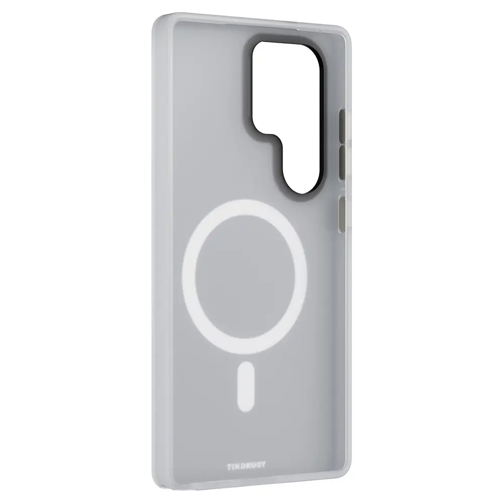 Galaxy S25 Ultra MagSafe Uyumlu Şeffaf Kılıf - Youngkit Hidden Sand