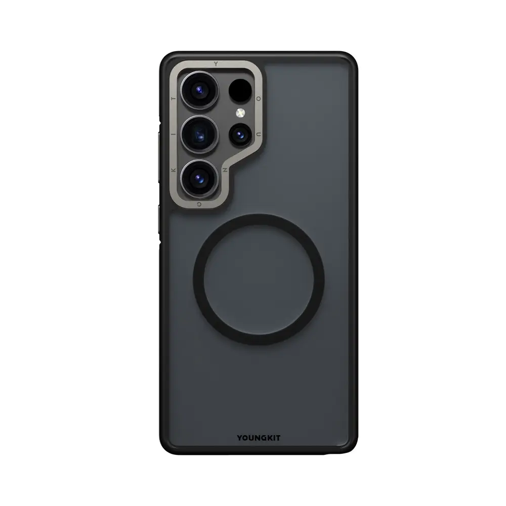 Galaxy S25 Ultra MagSafe Şeffaf Kılıf - Youngkit Rock Sand