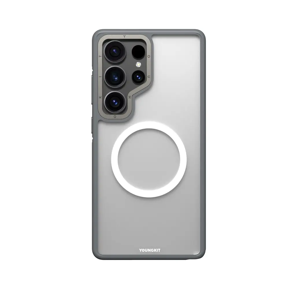 Galaxy S25 Ultra MagSafe Şeffaf Kılıf - Youngkit Rock Sand