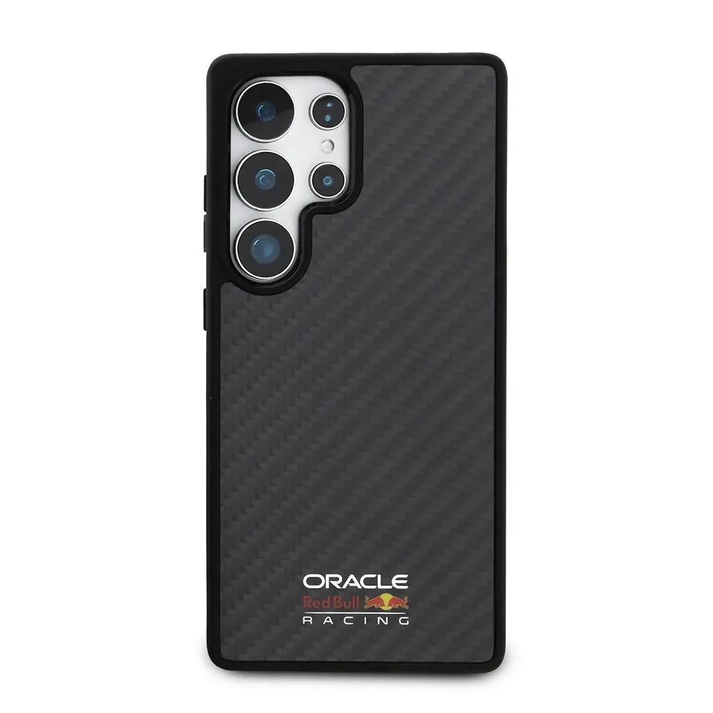Galaxy S25 Ultra MagSafe Uyumlu Karbon Fiber Tasarımlı Kılıf - Redbull