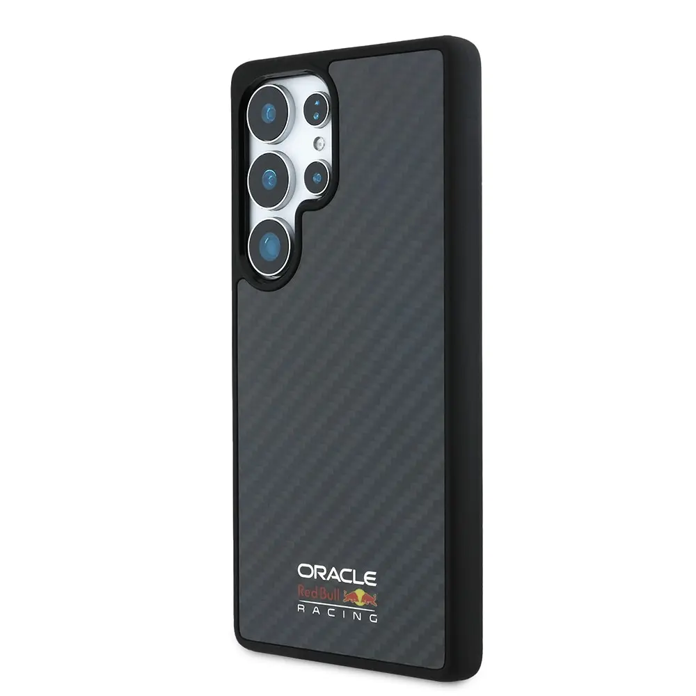 Galaxy S25 Ultra MagSafe Uyumlu Karbon Fiber Tasarımlı Kılıf - Redbull