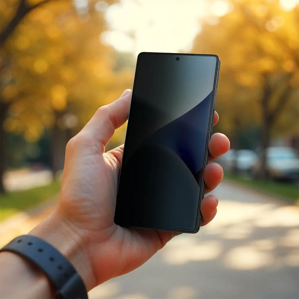 Galaxy S25 Gizlilik Filtreli Temperli Cam Ekran Koruyucu - Amazingthing Radix Privacy