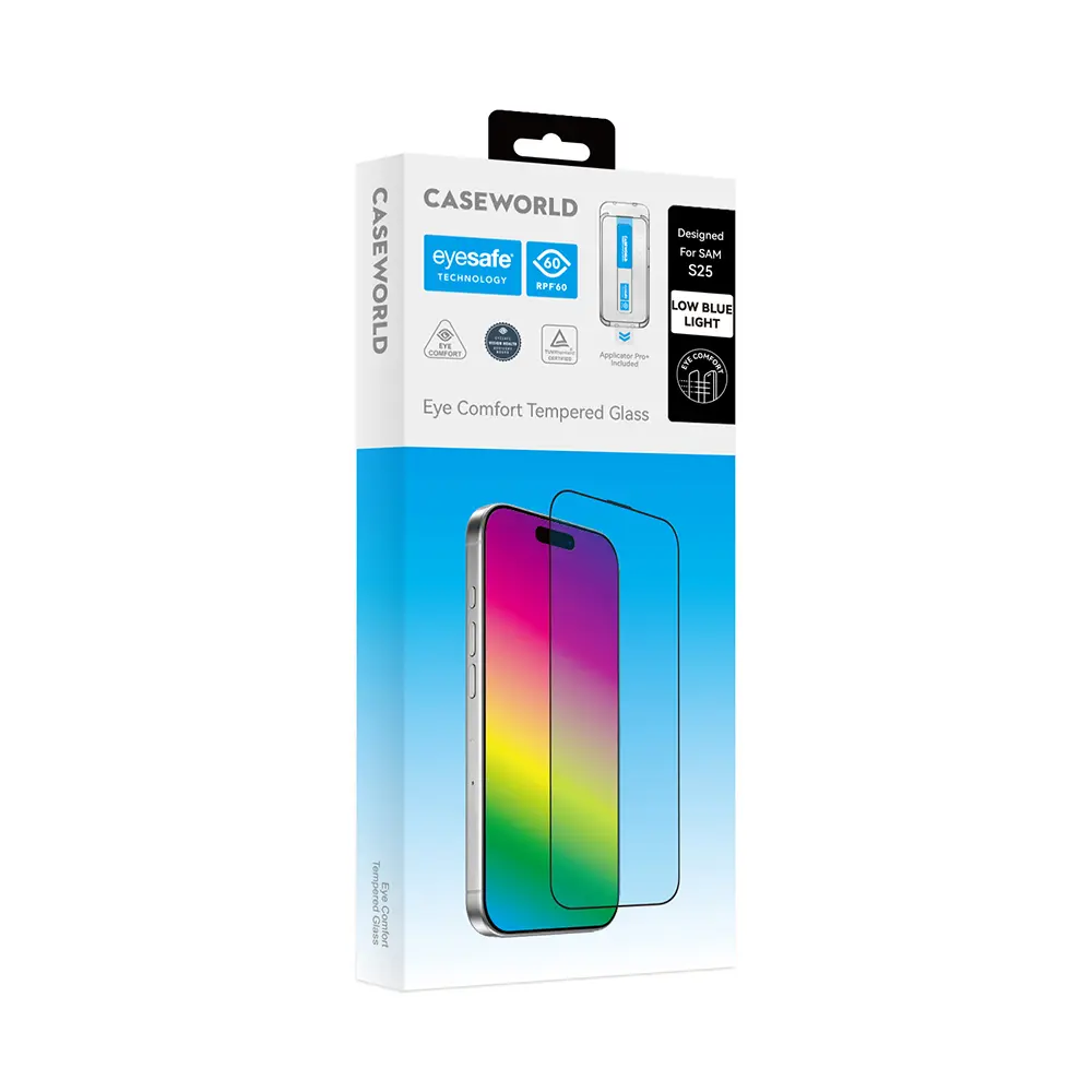 Galaxy S25 Temperli Cam Ekran Koruyucu, Uygulama Aparatlı - CaseWorld Applicator