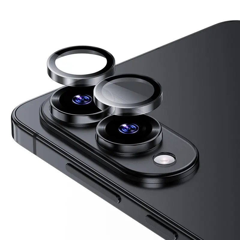 Galaxy S25 Edge Kamera Lens Koruyucu, Uygulama Aparatlı - Benks Glass Warrior