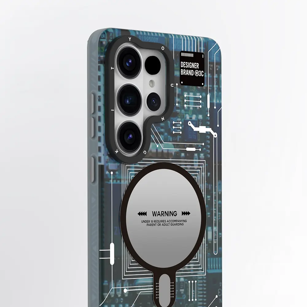 Galaxy S26 Ultra MagSafe Uyumlu 360 Derece Standlı Kılıf - Youngkit Technology
