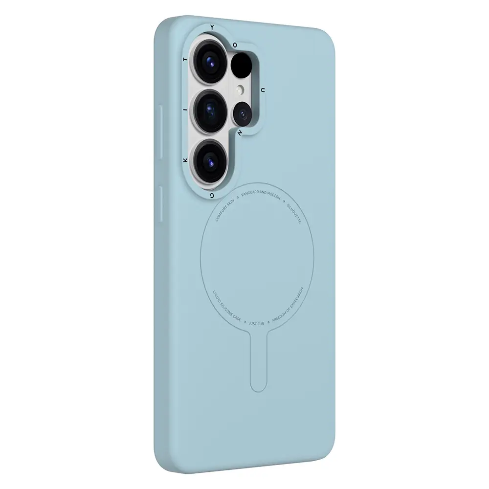 Galaxy S26 Ultra MagSafe Uyumlu Silikon Kılıf - Youngkit Morandi