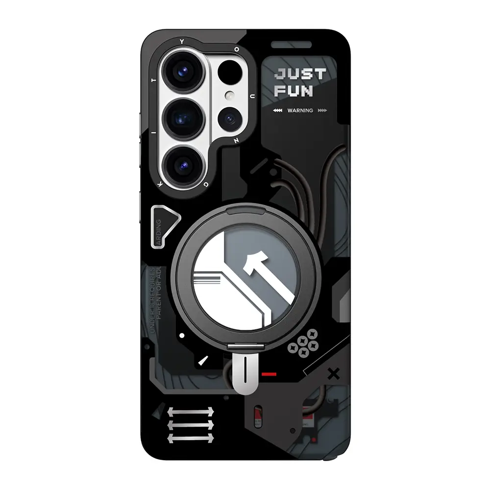 Galaxy S26 Ultra MagSafe Uyumlu Halka Standlı Kılıf - Youngkit Starship