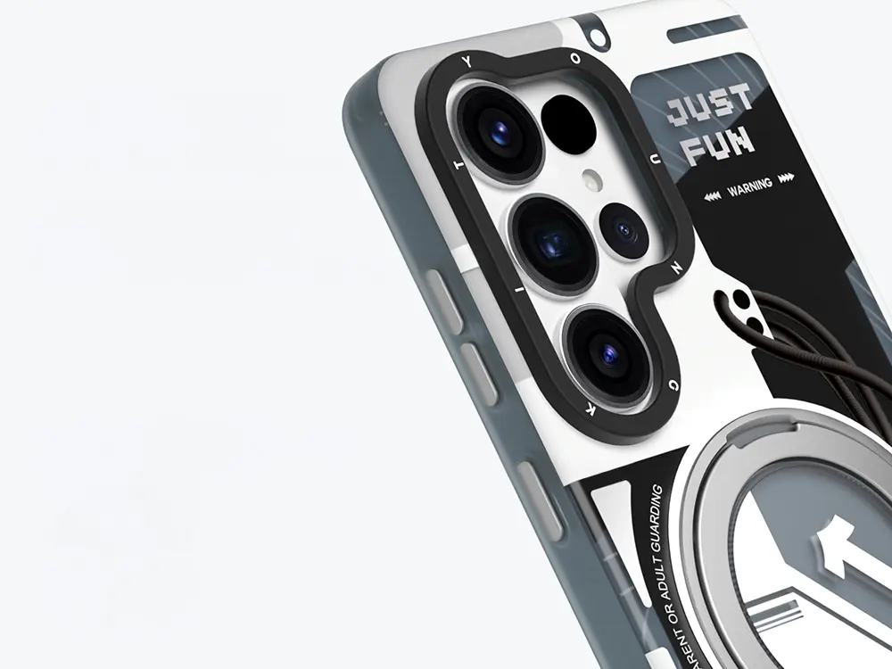 Galaxy S26 Ultra MagSafe Uyumlu Halka Standlı Kılıf - Youngkit Starship