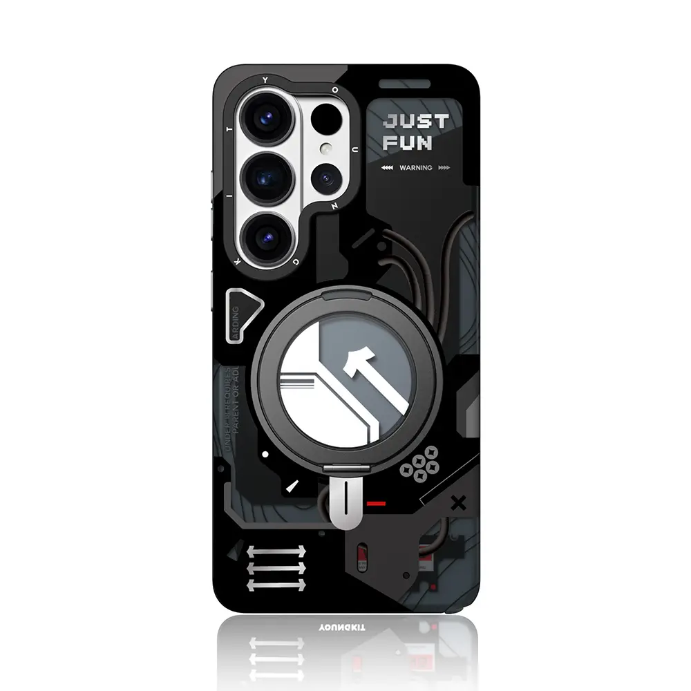 Galaxy S26 Ultra MagSafe Uyumlu Halka Standlı Kılıf - Youngkit Starship