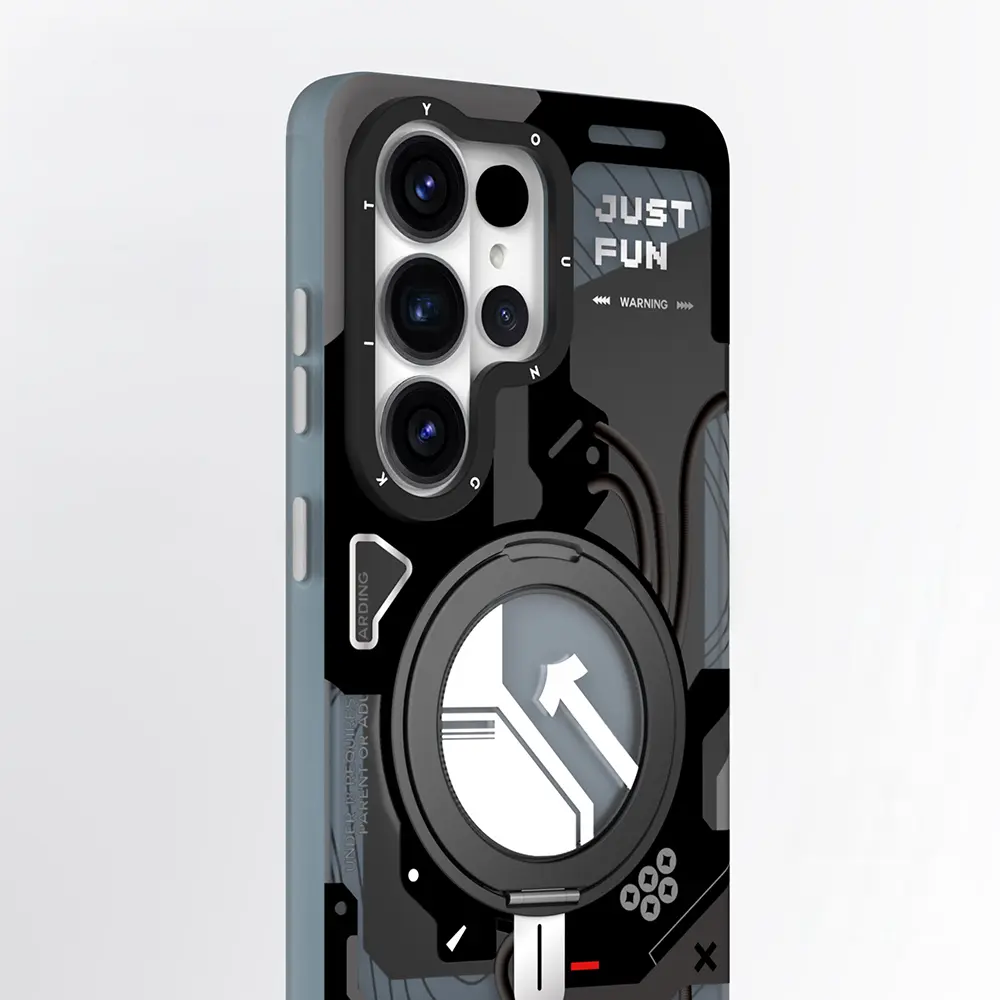 Galaxy S26 Ultra MagSafe Uyumlu Halka Standlı Kılıf - Youngkit Starship