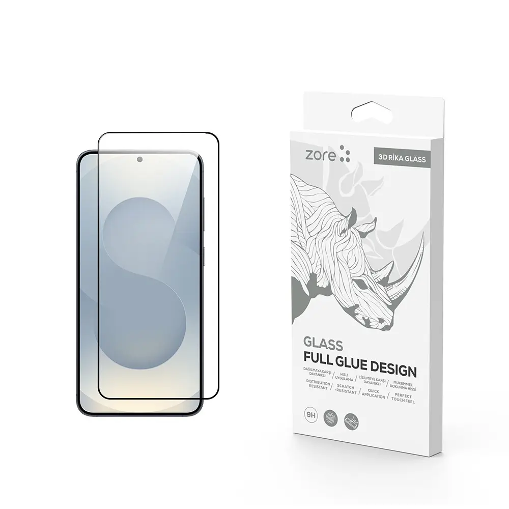 Galaxy S26 Plus Temperli Cam Ekran Koruyucu - Zore Rika Premium