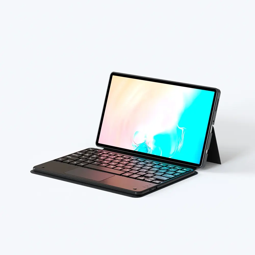Galaxy Tab S11 Bluetooth Klavyeli Standlı Tablet Kılıfı - Zore Border