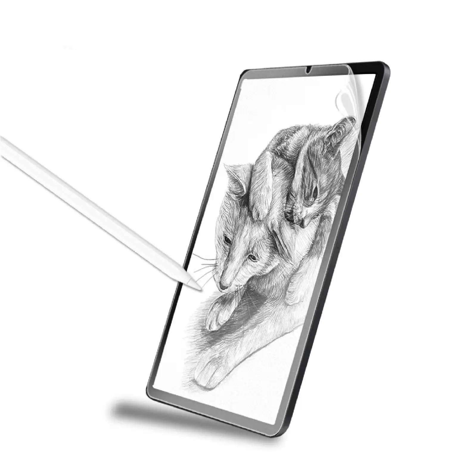Galaxy Tab S7 T870 Kağıt Hisli Mat Ekran Koruyucu - Davin Paper Like