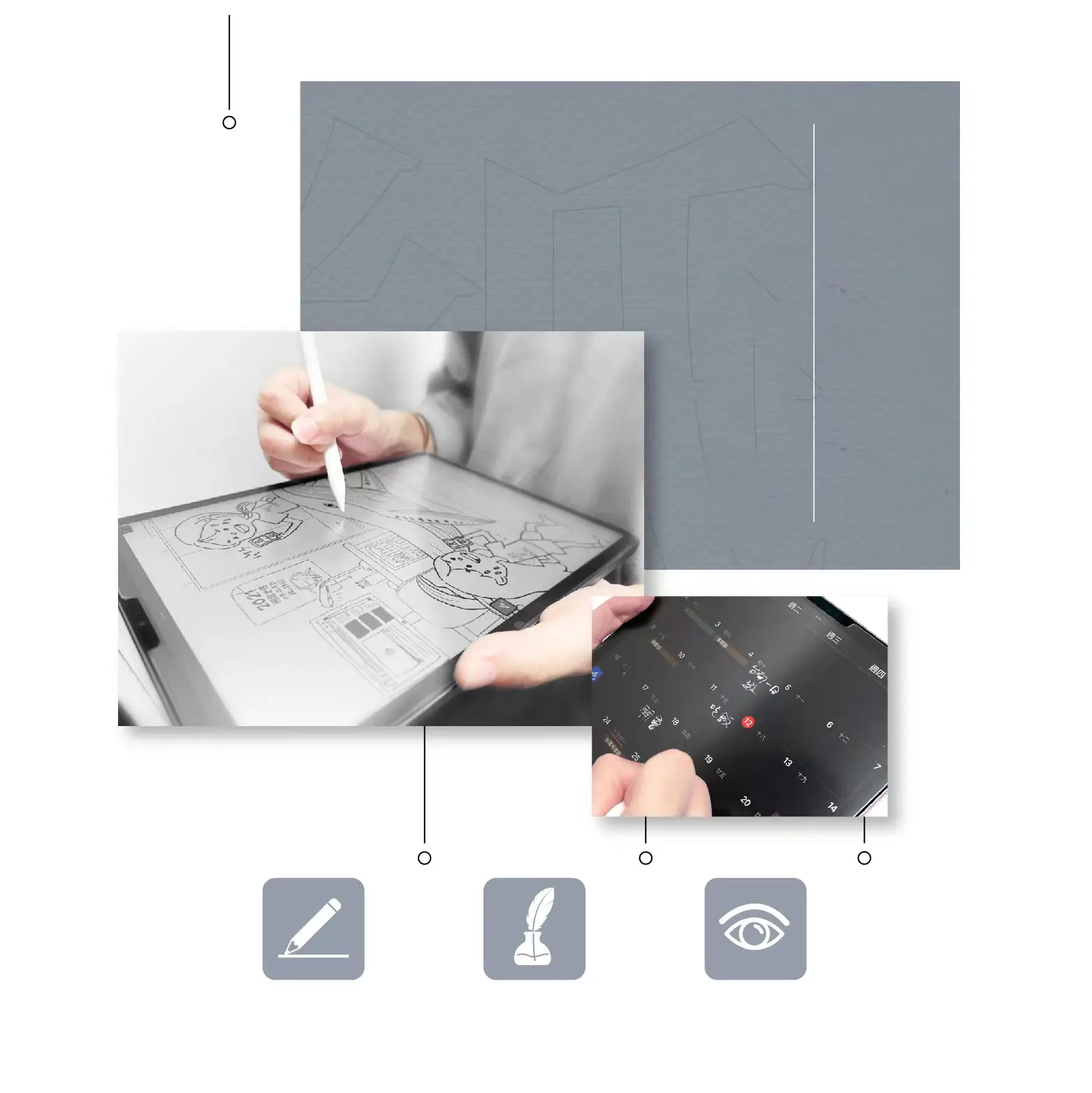 Galaxy Tab S7 Plus T970 Kağıt Hisli Mat Ekran Koruyucu - Davin Paper Like