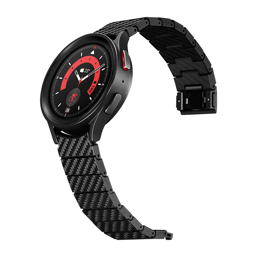 Galaxy Watch 4 40 mm Karbon Fiber Saat Kordonu - Pitaka Modern Serisi