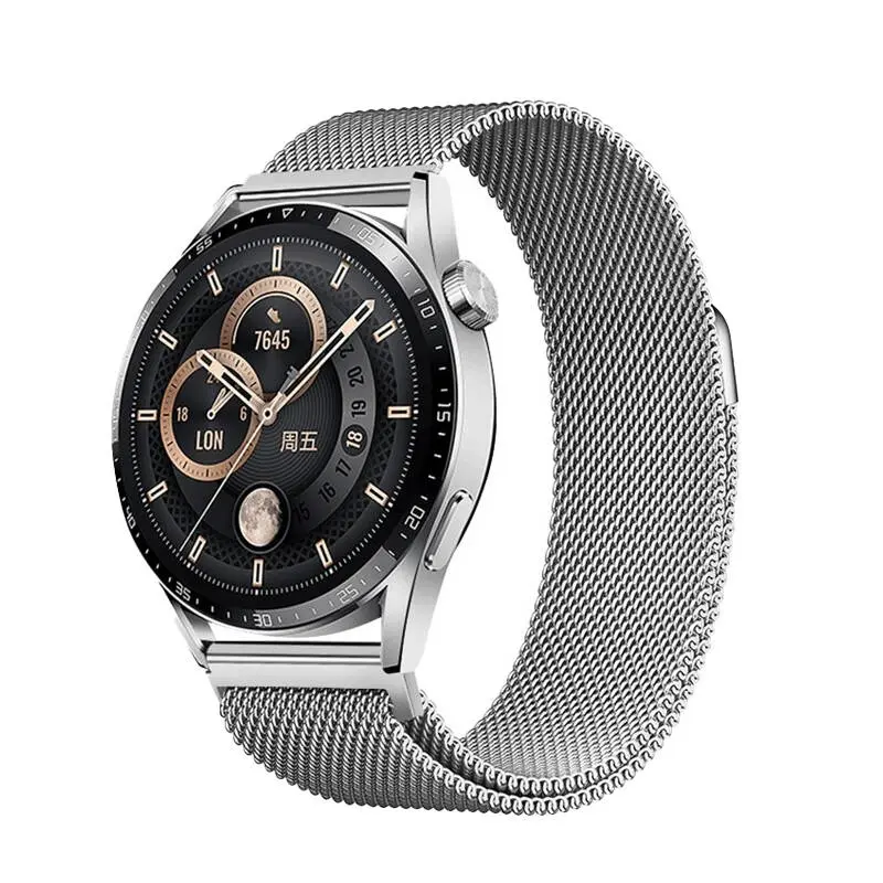 Galaxy Watch 42mm Metal Hasır Kordon - Zore Band-12