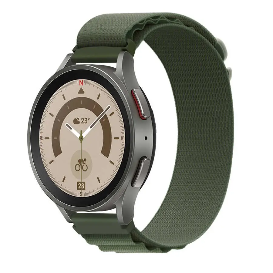 Galaxy Watch Active 2 44mm 20mm Hasır Kordon - Zore KRD-74