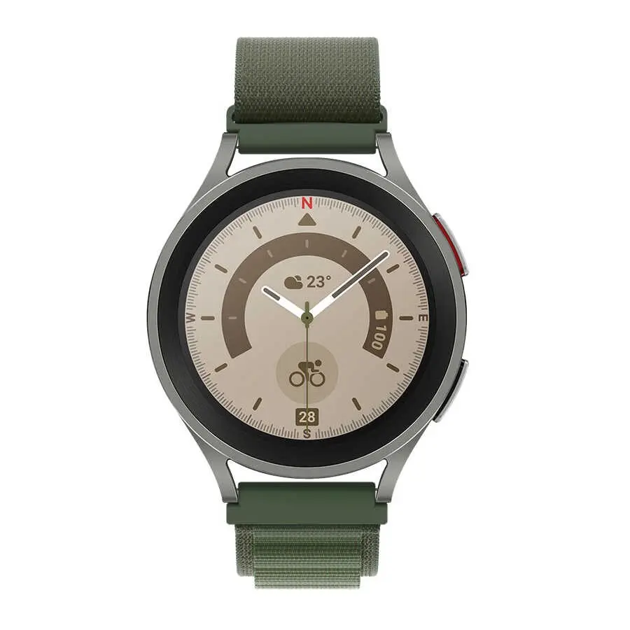 Galaxy Watch Active 2 44mm 20mm Hasır Kordon - Zore KRD-74