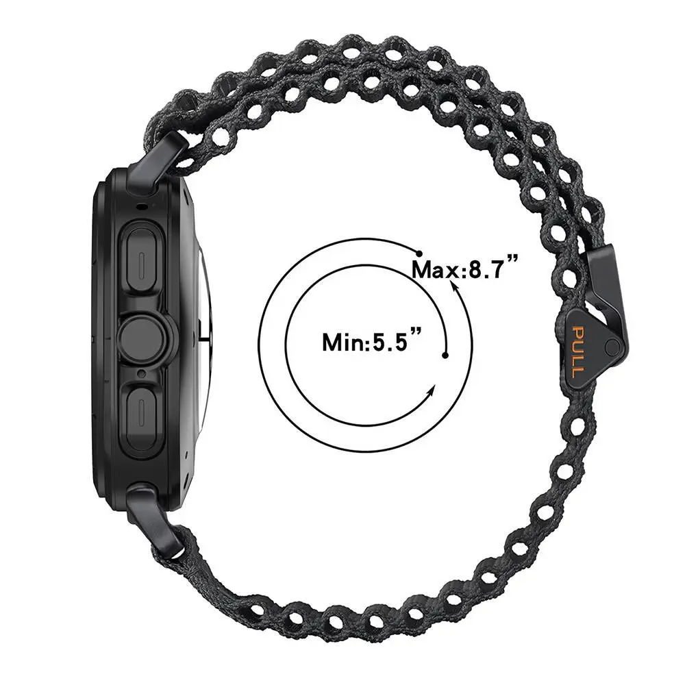 Galaxy Watch Ultra 47 mm Naylon Kumaş Örgülü Saat Kordonu - Zore KRD-120