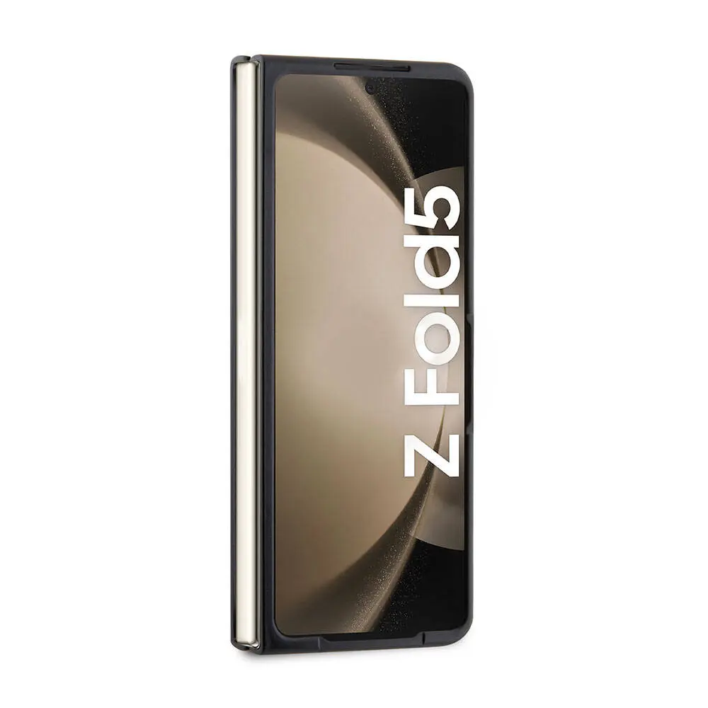 Galaxy Z Fold 5 Kılıf, Lisanslı Karl Lagerfeld Saffiano Kapak