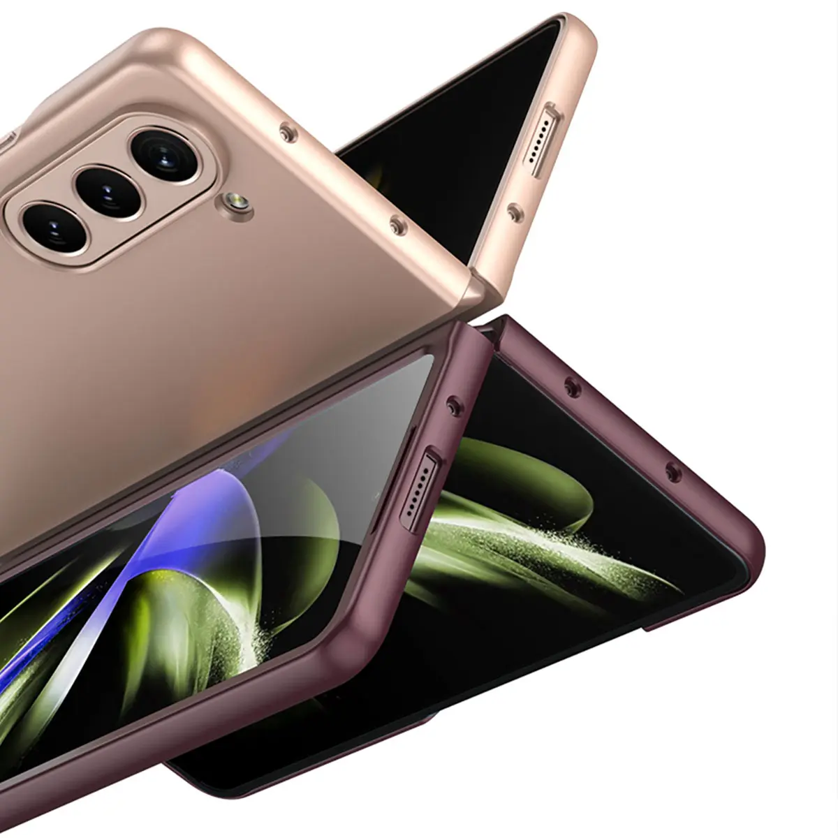 Galaxy Z Fold 5 Kılıf Zore Sert Kıpta Kapak