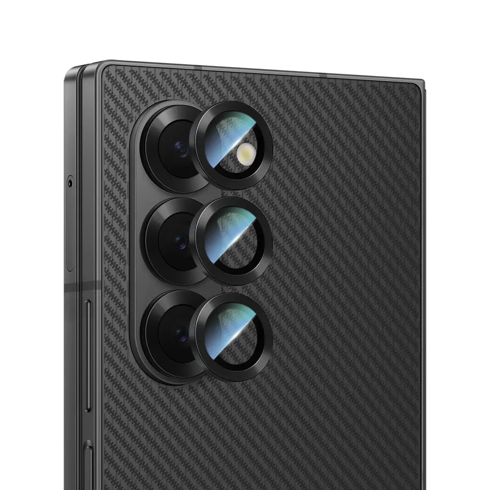 Galaxy Z Fold 6 CaseWorld Alloy Serisi Oleofobik Anti Reflective Kamera Lens Koruyucu