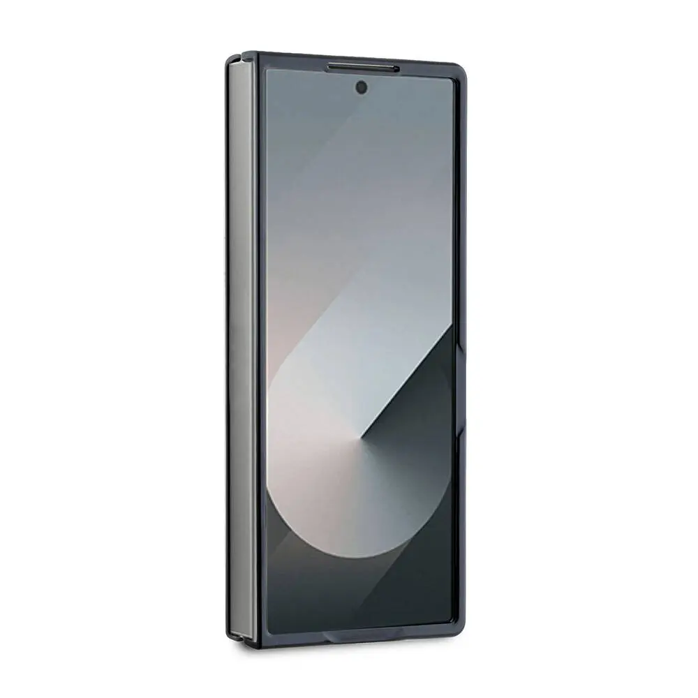 Galaxy Z Fold 6 Deri Kılıf, Metal Logo Detaylı - Guess