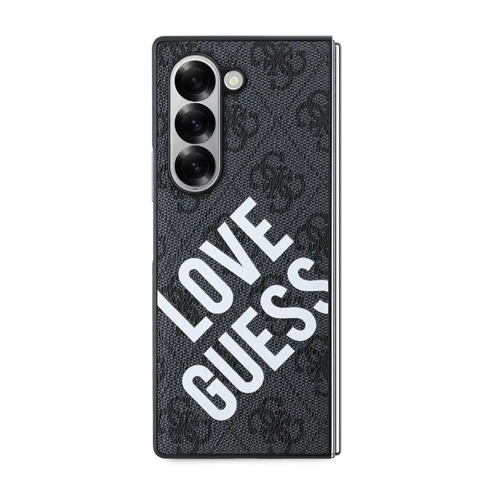 Galaxy Z Fold 6 MagSafe Uyumlu Kılıf - Guess Love Guess Printing