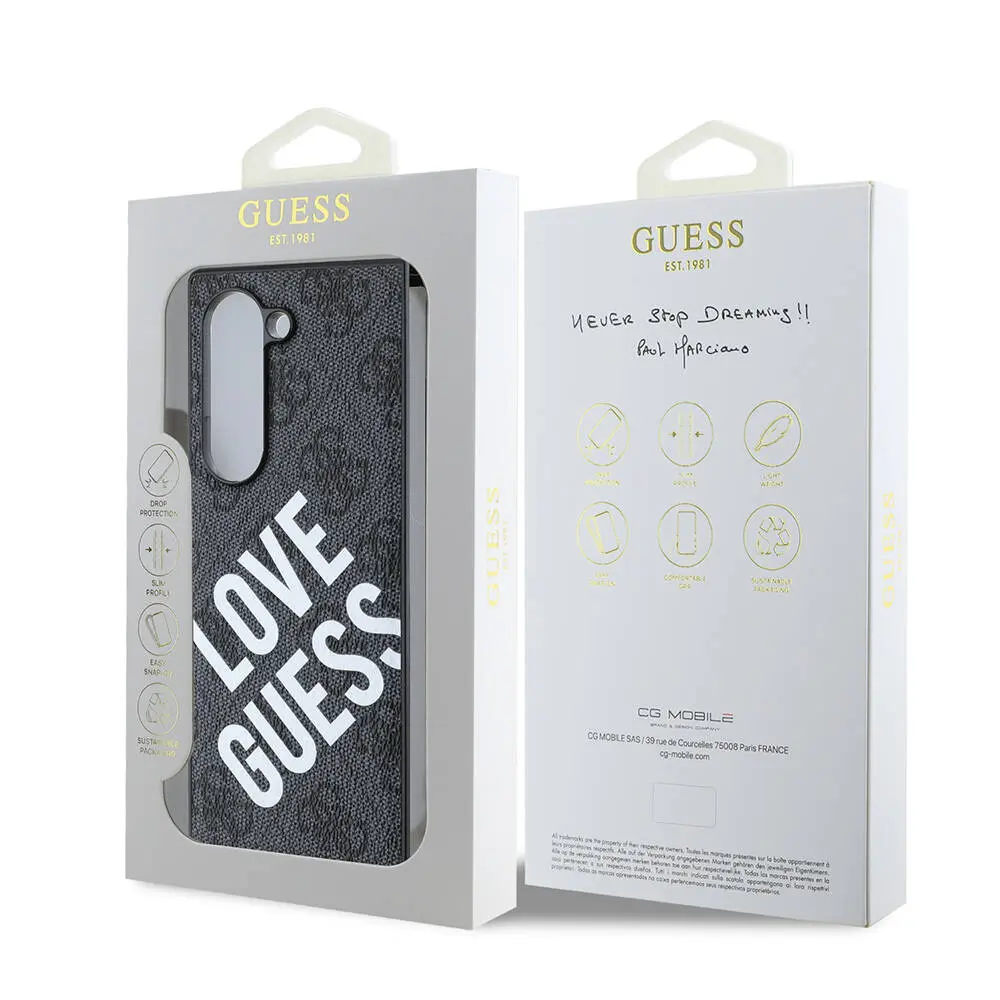Galaxy Z Fold 6 MagSafe Uyumlu Kılıf - Guess Love Guess Printing
