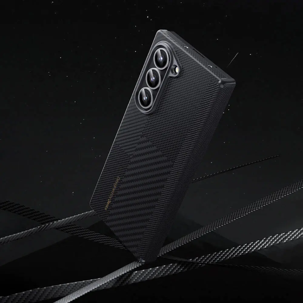 Galaxy Z Fold 6 Karbon Fiber Kılıf - Benks Montage ArmorAir Kevlar