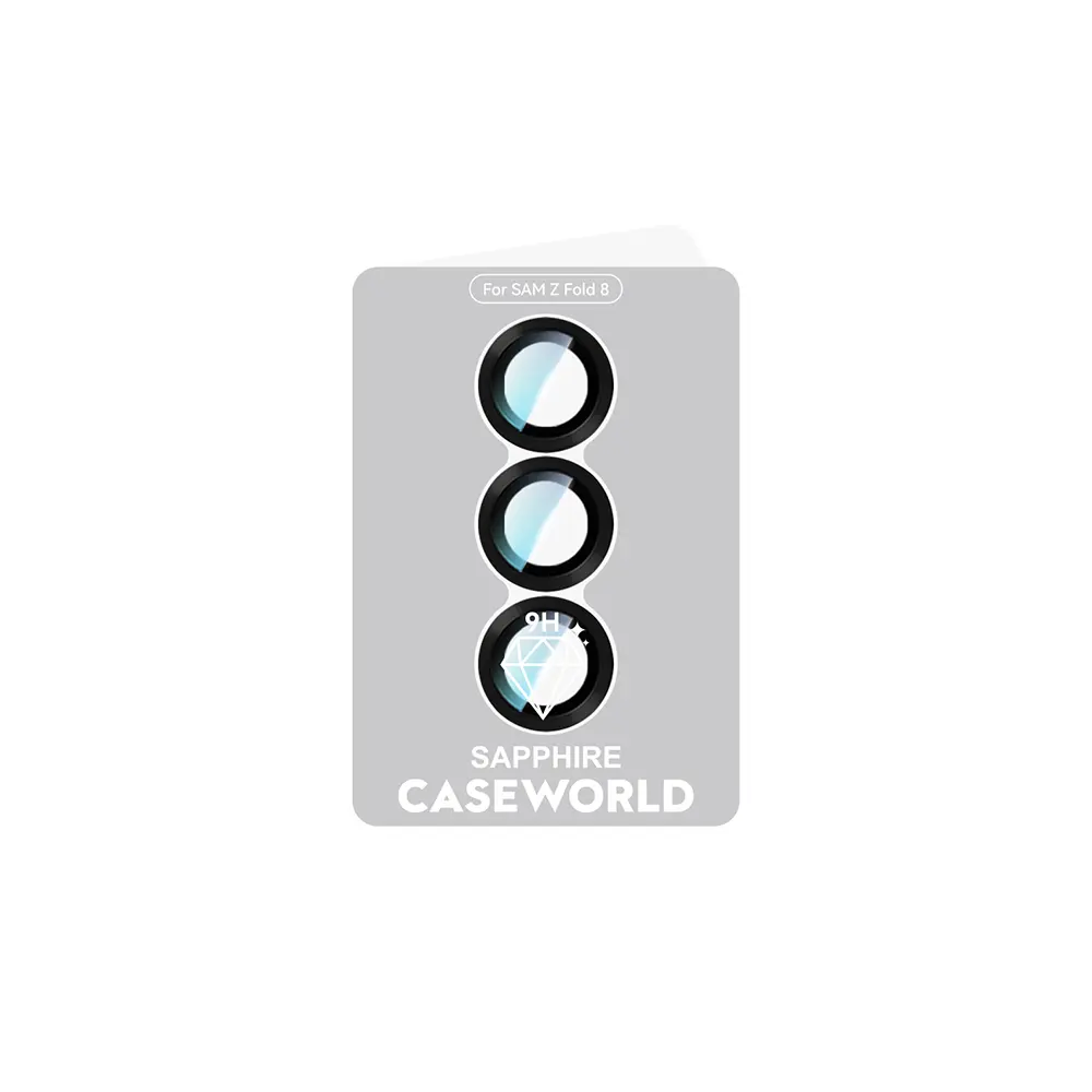 Galaxy Z Fold 7 Kamera Lens Koruyucu, Oleofobik ve Yansıma Önleyici - CaseWorld Alloy