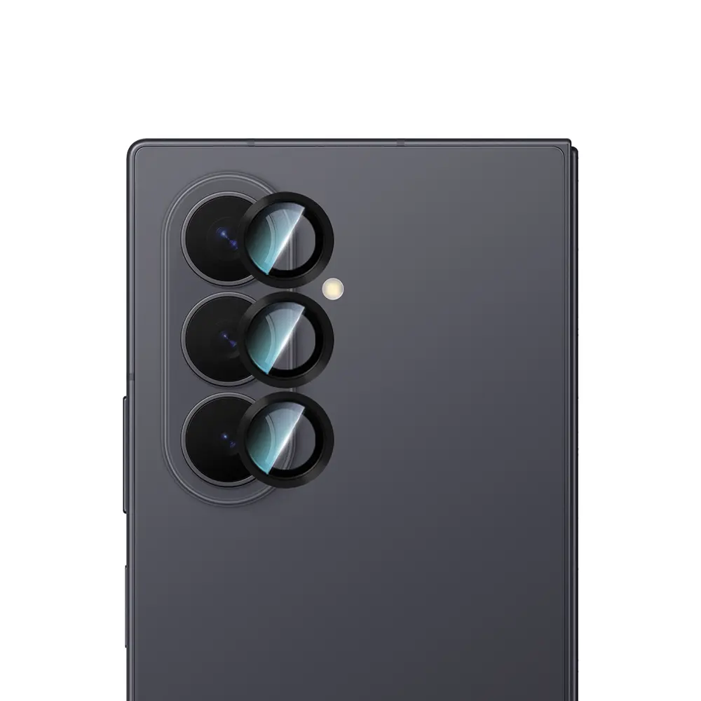 Galaxy Z Fold 7 Kamera Lens Koruyucu, Oleofobik ve Yansıma Önleyici - CaseWorld Alloy