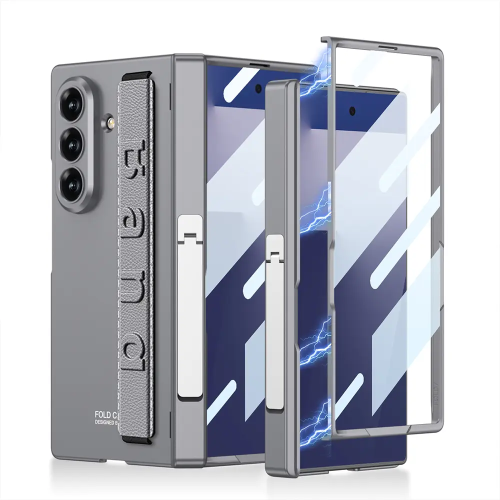 Galaxy Z Fold 7 Kılıf Zore Kıpta KPT-01 Standlı Kapak