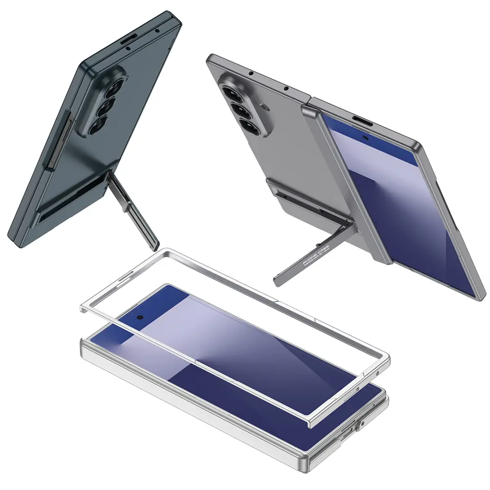 Galaxy Z Fold 7 Kılıf Zore Kıpta Standlı Kapak