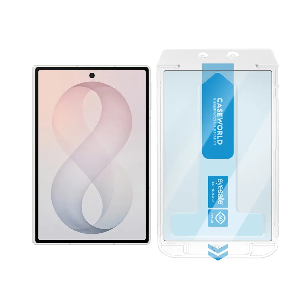 Galaxy Z Fold 8 Temperli Cam Ekran Koruyucu - CaseWorld Applicator Serisi