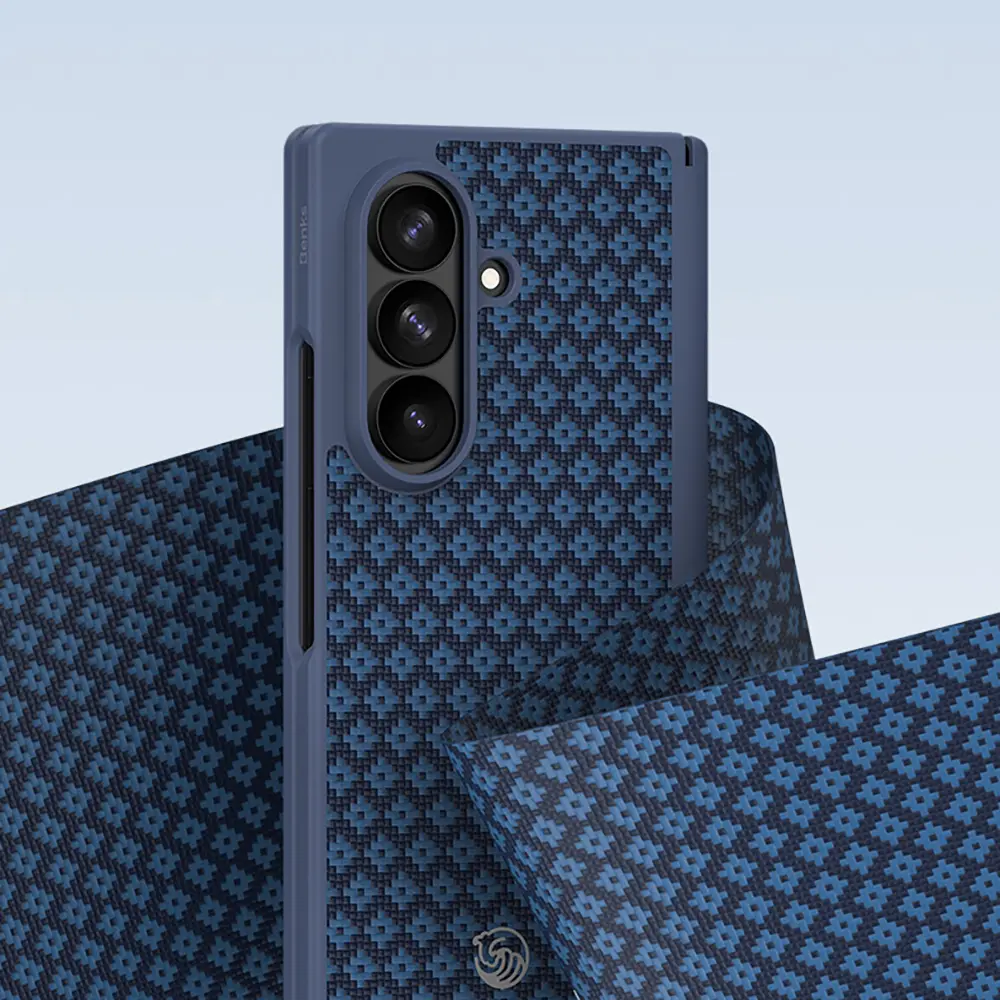 Galaxy Z Fold 8 Ultra Kevlar Karbon Kılıf ve Ekran Koruyucu Seti - Benks ArmorPro ArmorGrid Grand Combo