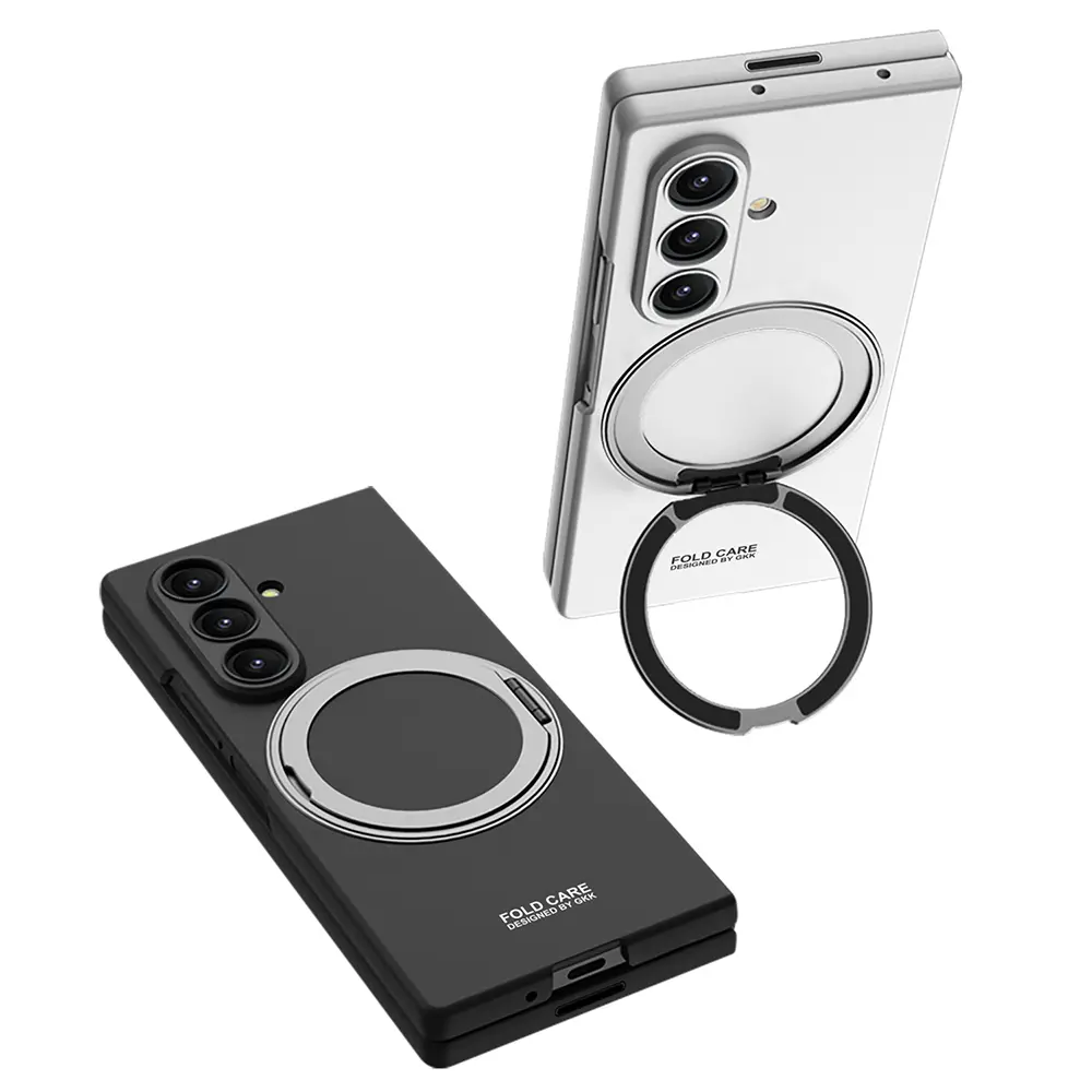 Galaxy Z Fold 8 Ultra Kılıf M-safe Şarj Özellikli Zore Kıpta Yüzüklü Kamera Korumalı Kapak